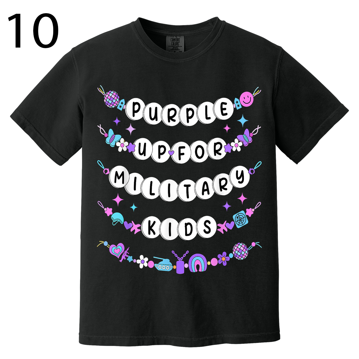 Purple Up For Military Kids- T-Shirts - Option 3