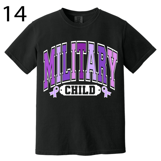 Purple Up For Military Kids- T-Shirts - Option 5
