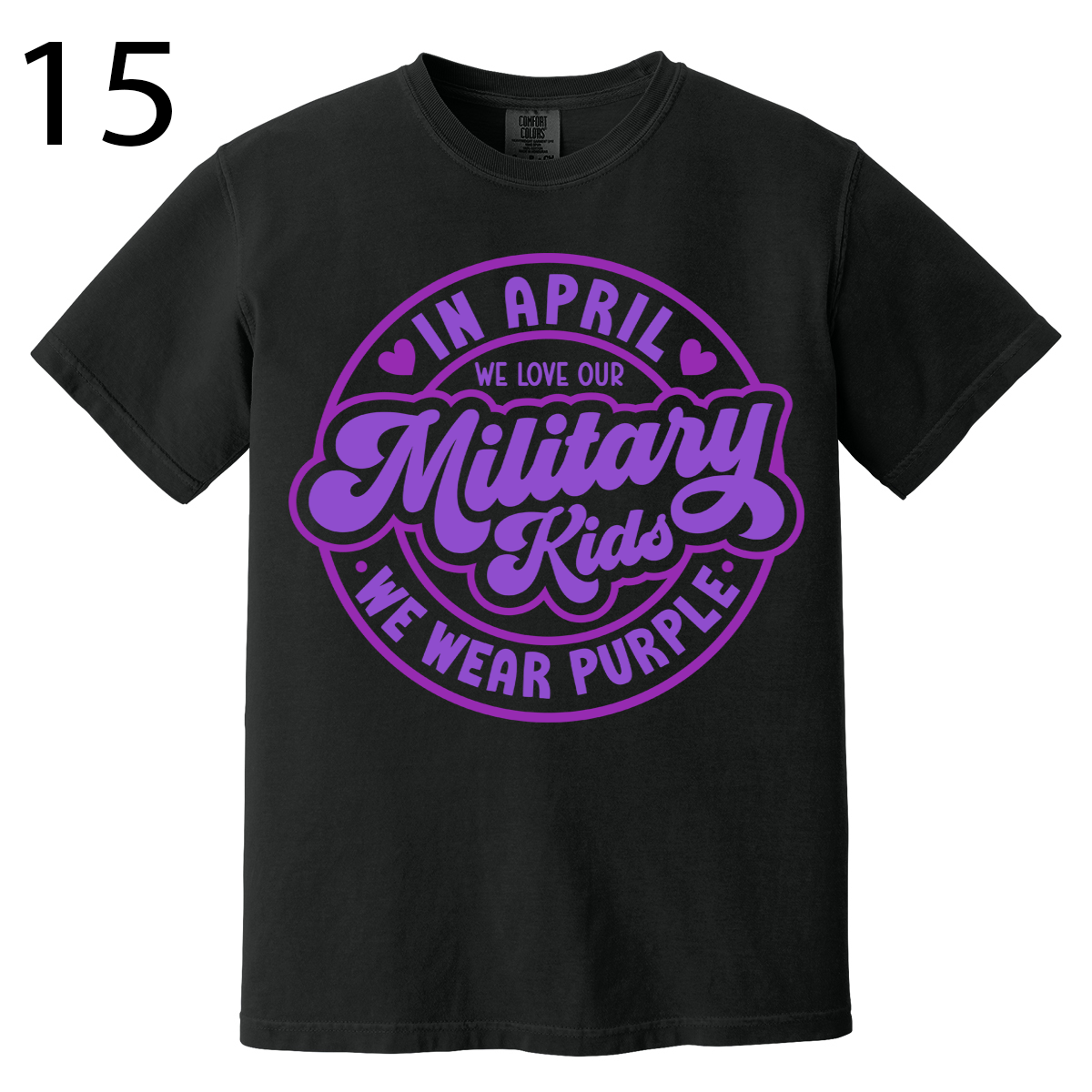 Purple Up For Military Kids- T-Shirts - Option 5