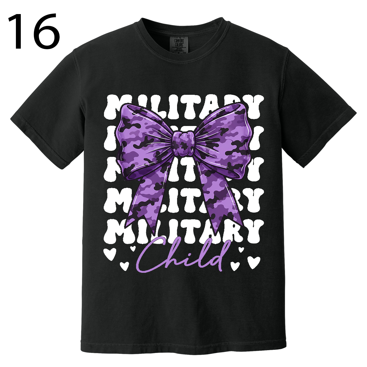Purple Up For Military Kids- T-Shirts - Option 5