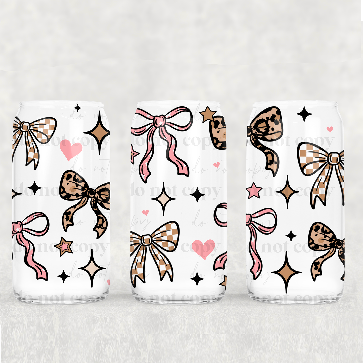 Bows - UV DTF WRAP