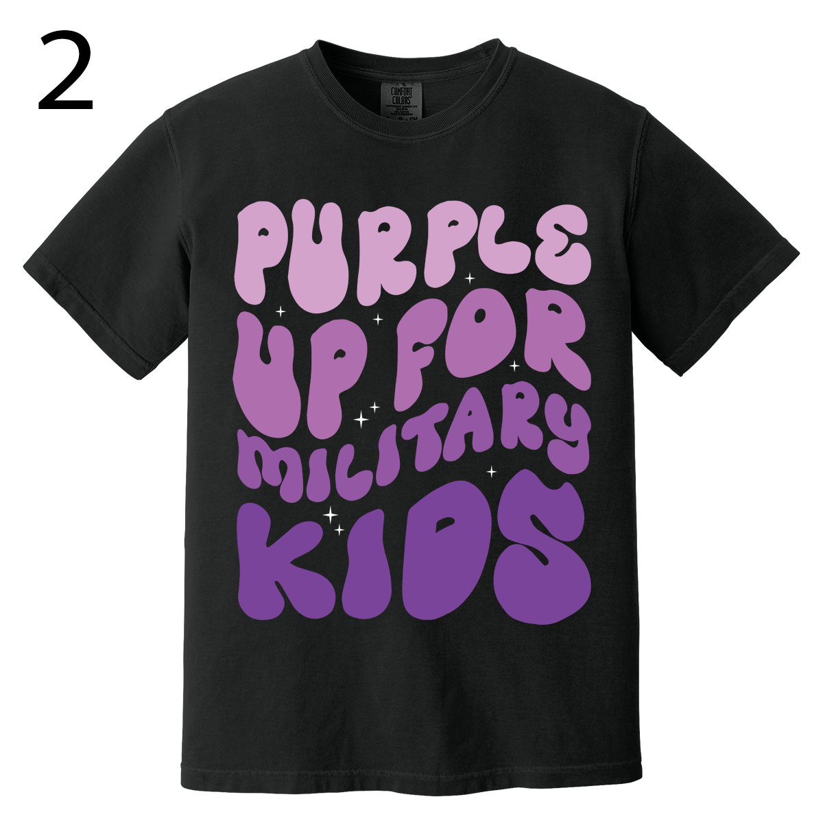 Purple Up For Military Kids- T-Shirts - Option 2