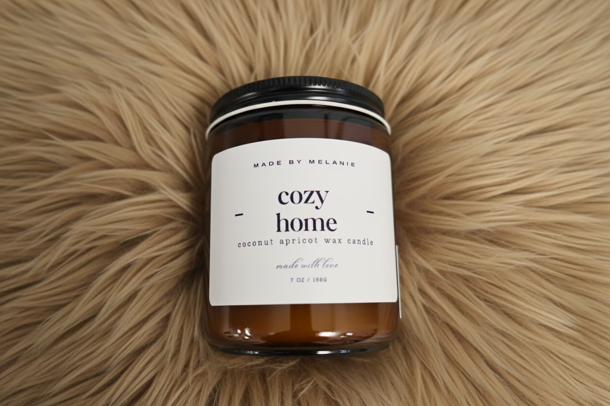 Cozy Home - Candle - Made by Melanie