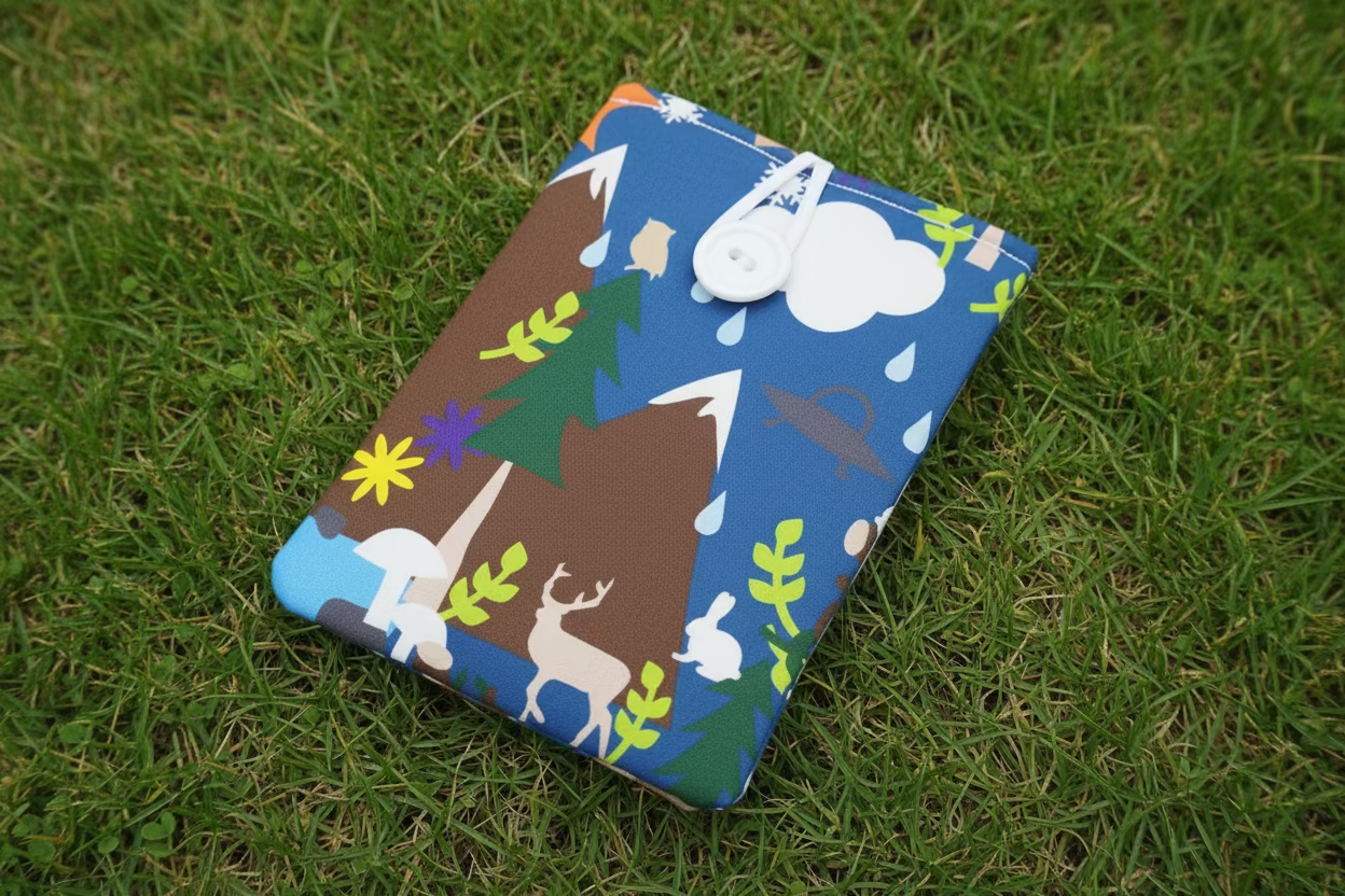 Rainforest - Book & Kindle Sleeves - 6 in x 8 in - Handmade