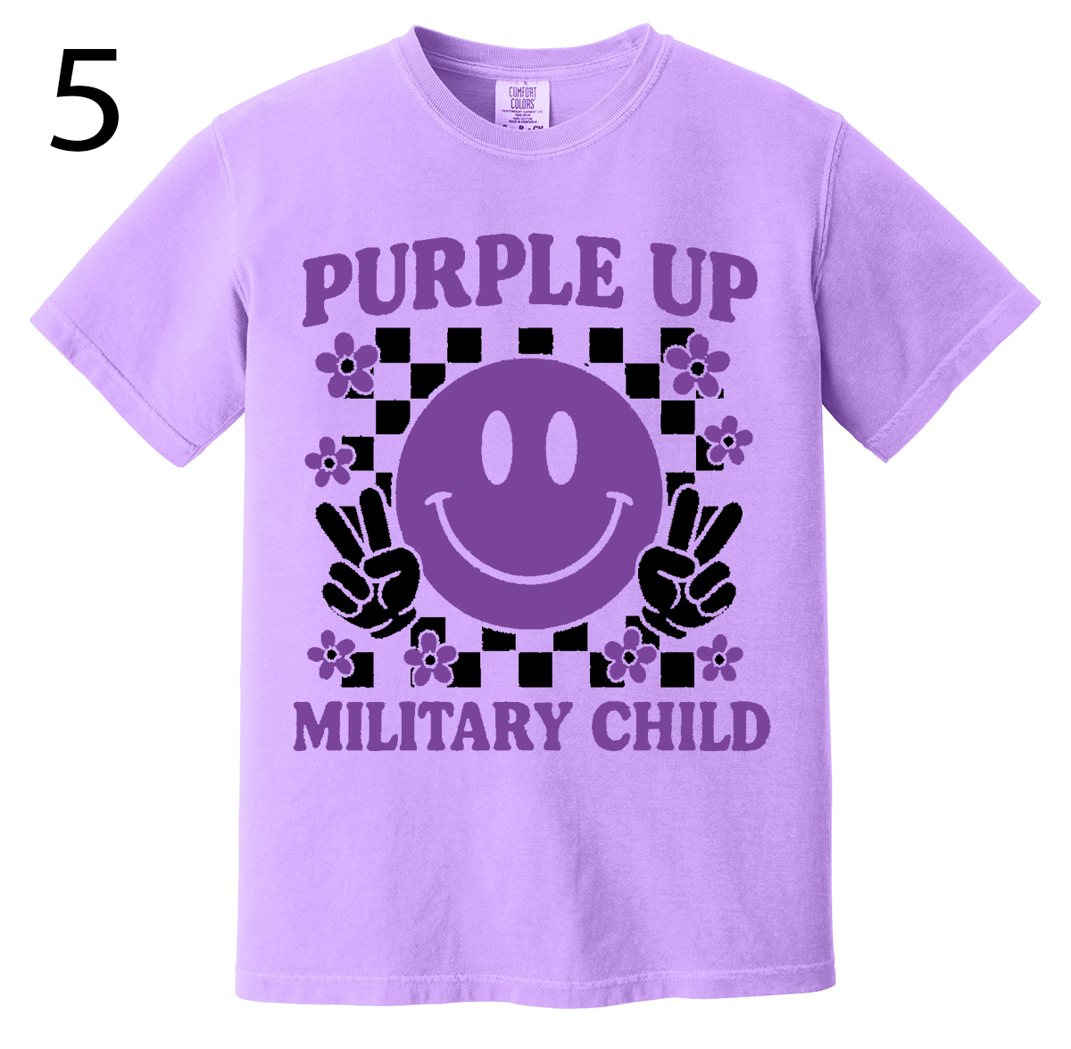 Purple Up For Military Kids- T-Shirts - Option 2