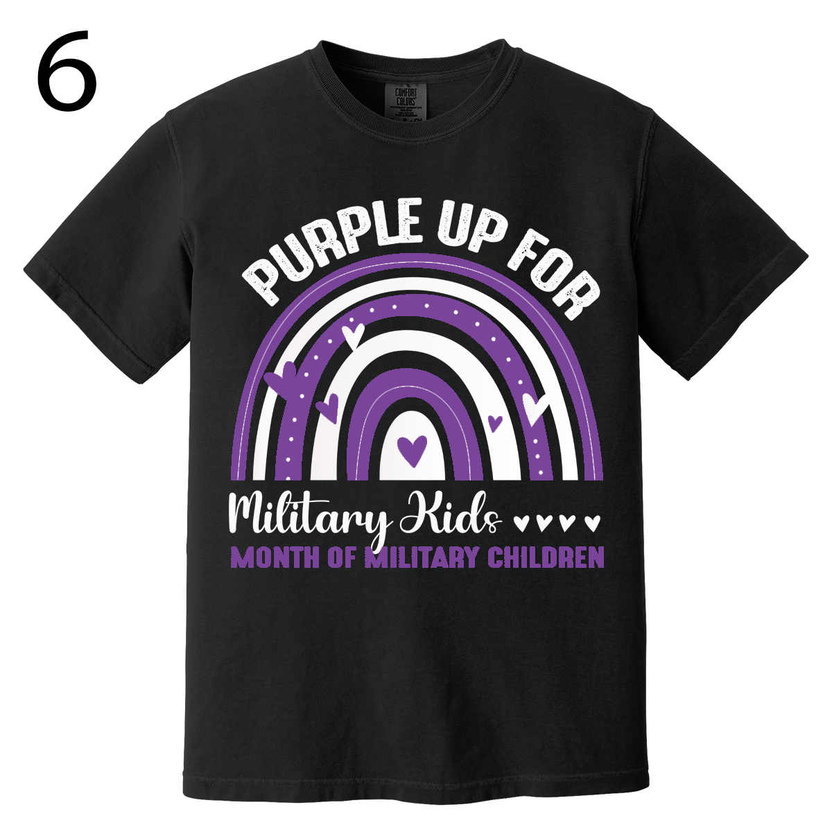 Purple Up For Military Kids- T-Shirts - Option 3