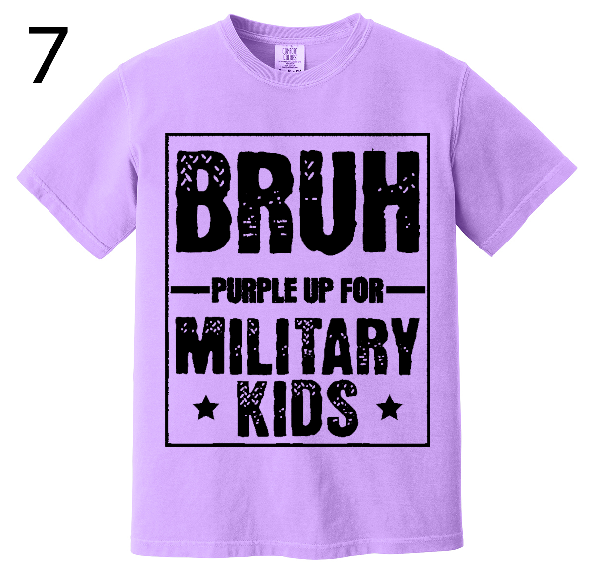 Purple Up For Military Kids- T-Shirts - Option 3