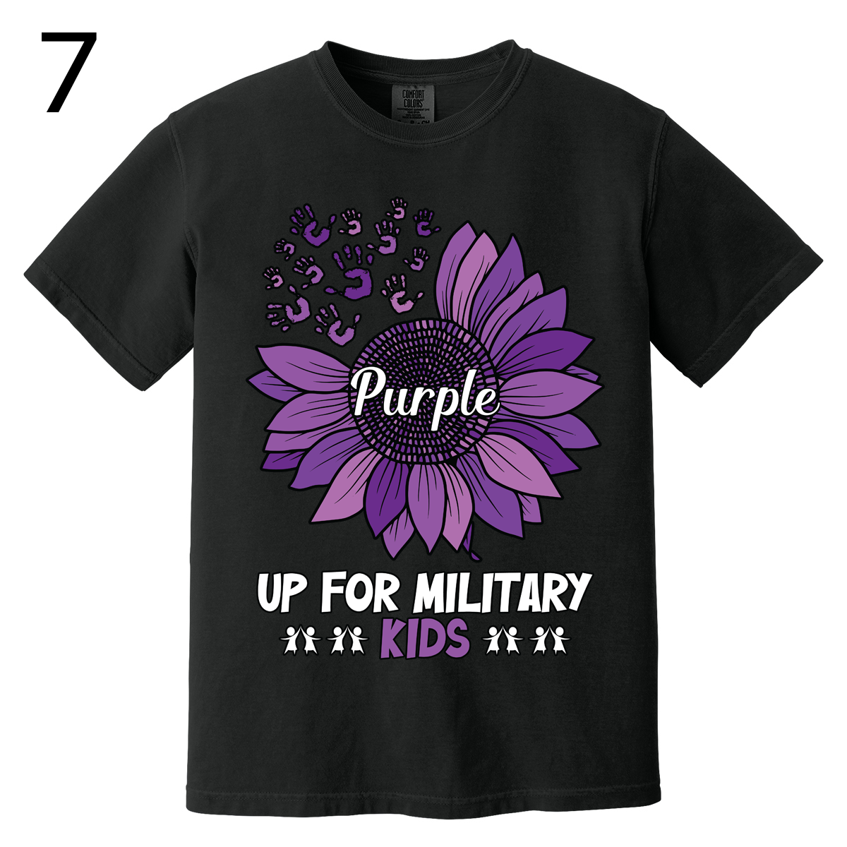 Purple Up For Military Kids- T-Shirts - Option 4