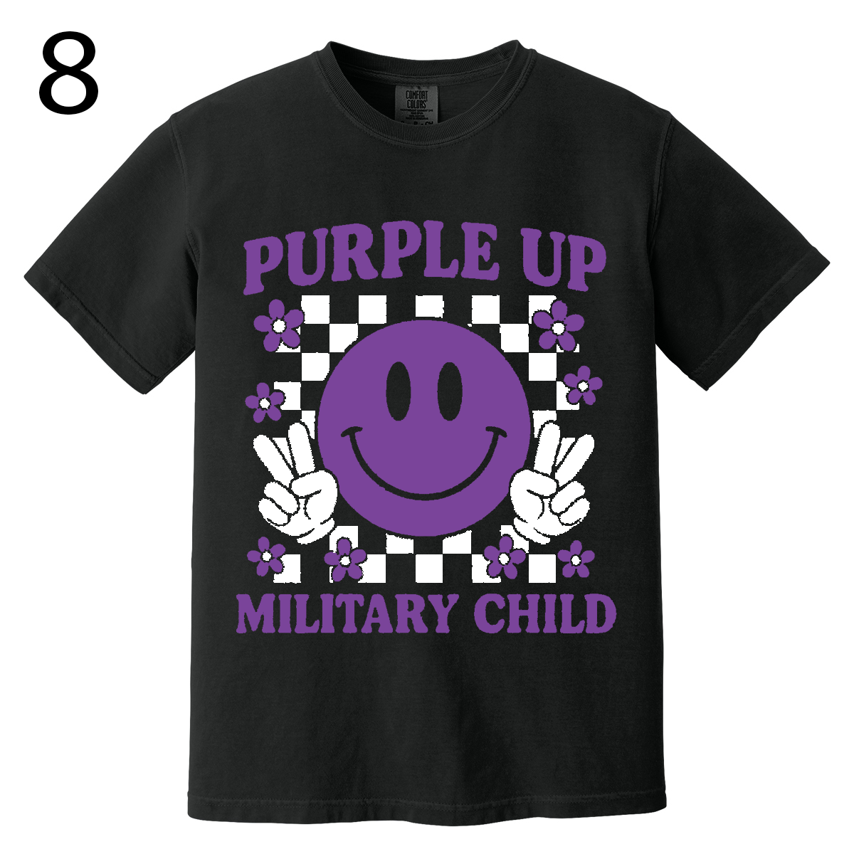 Purple Up For Military Kids- T-Shirts - Option 4