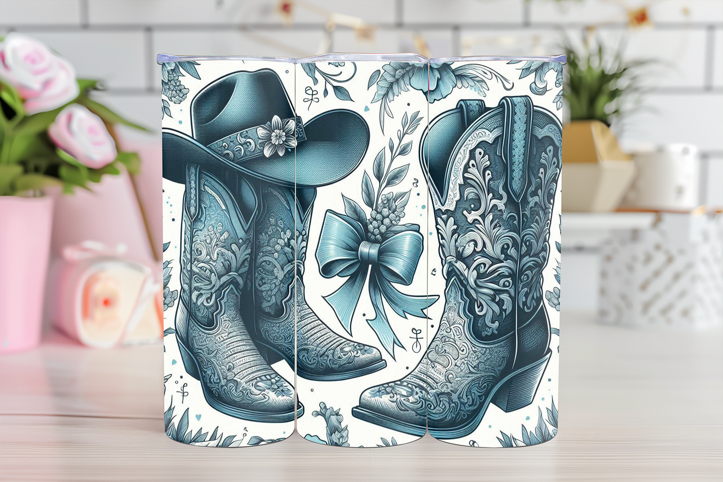 About Cowgirl- 20oz TUMBLER WRAP