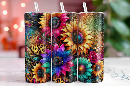 All About Sunflowers - 20oz TUMBLER WRAP