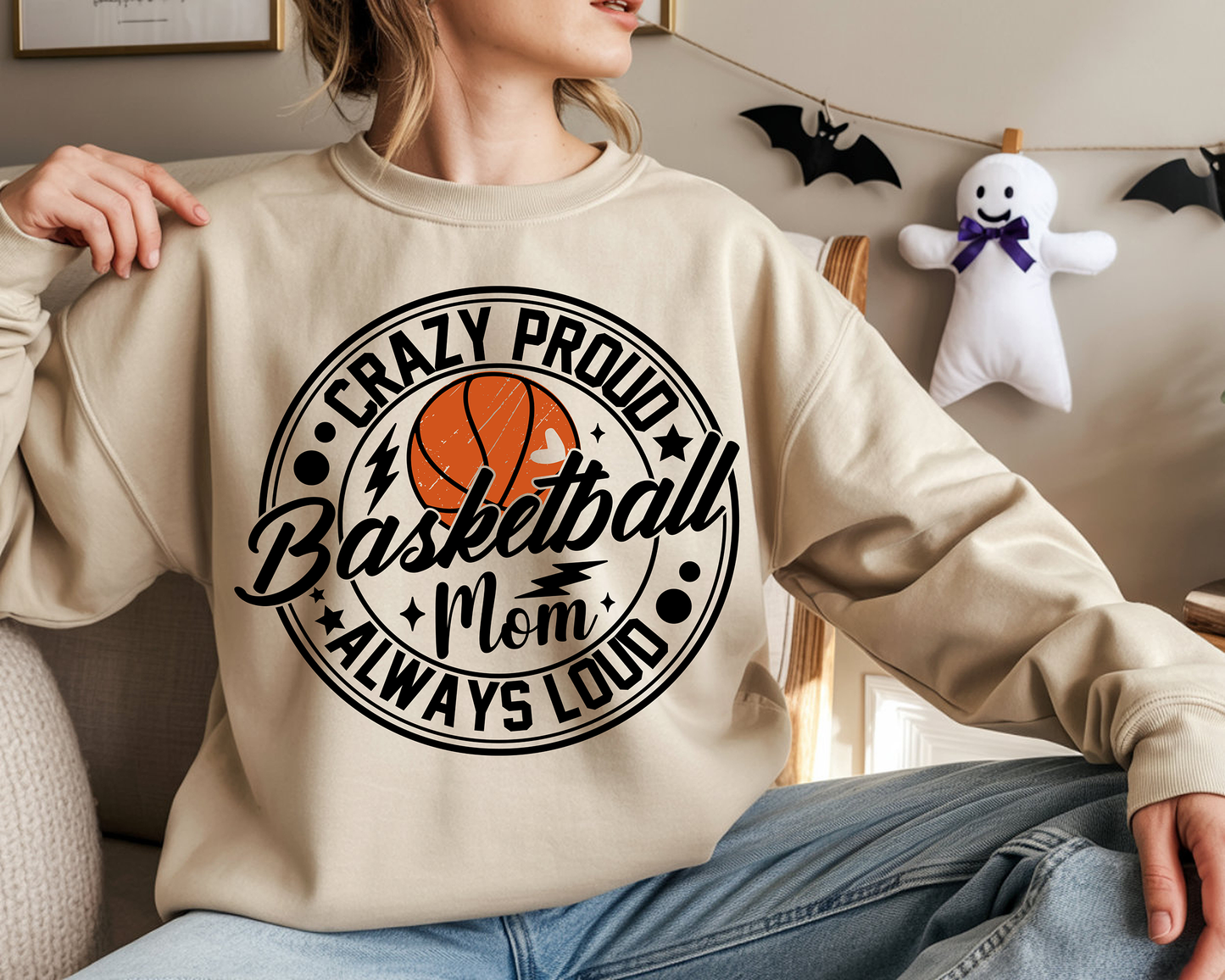 Always Loud Basketball Mom-Full Color -DTF Transfer-WHOLESALE