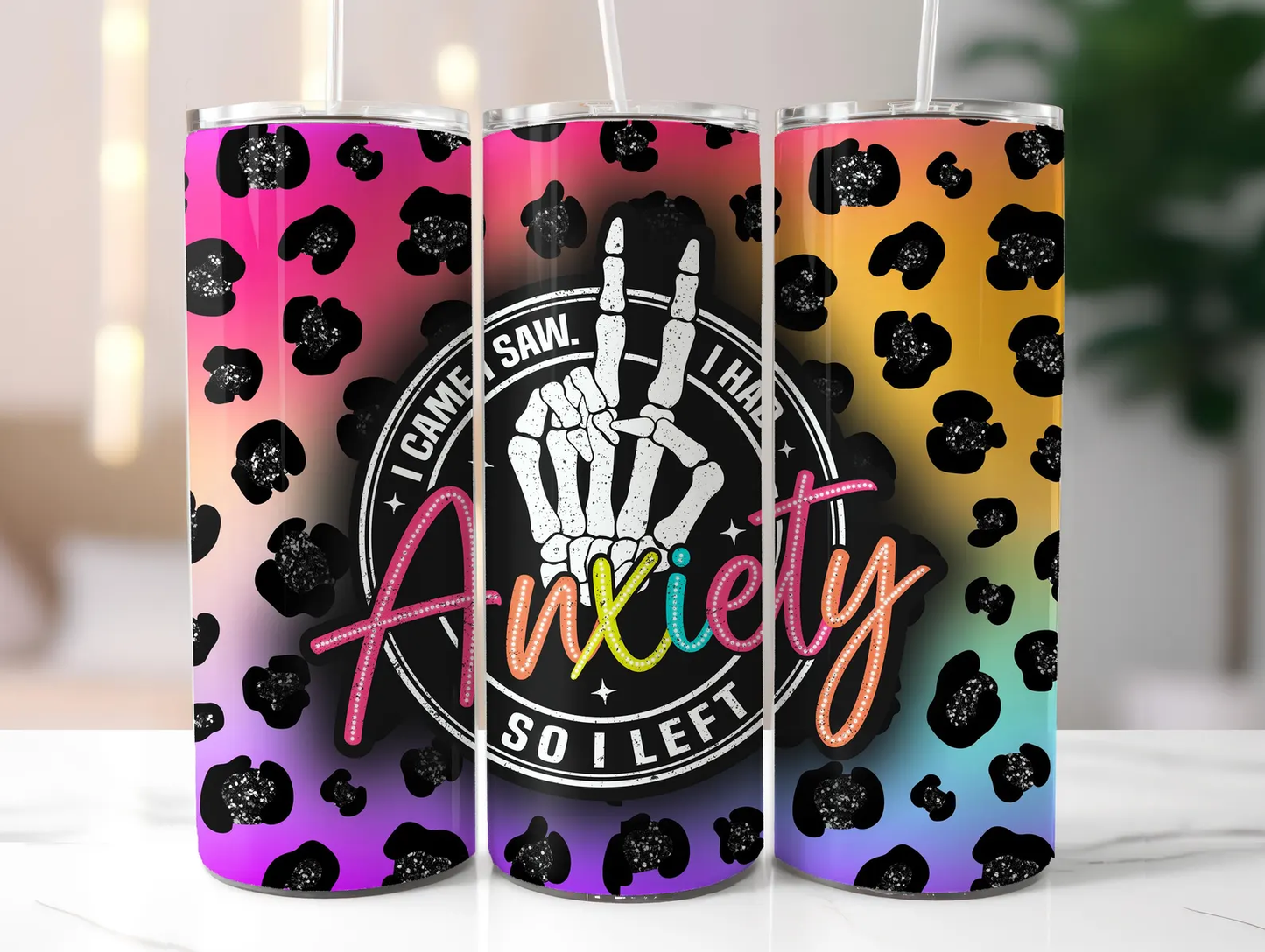 Anxiety - 20oz TUMBLER WRAP - PRE ORDER