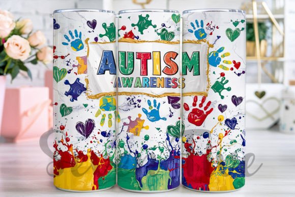 Autism Awareness - 20oz TUMBLER WRAP - PRE ORDER