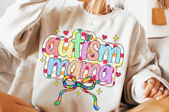 Unique Autism Mama Coquette - DTF TRANSFER