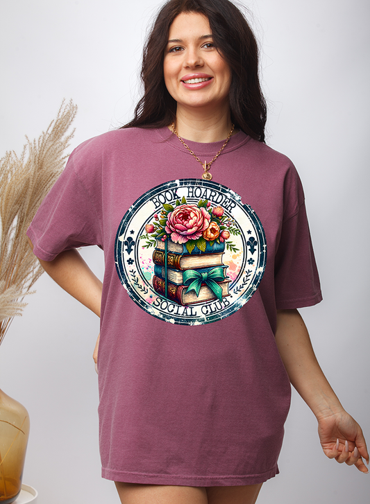 BOOK HOARDER SOCIAL CLUB- DTF TRANSFER