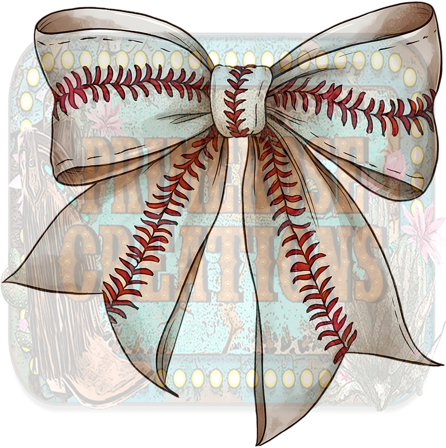 Baseball Coquette Bow