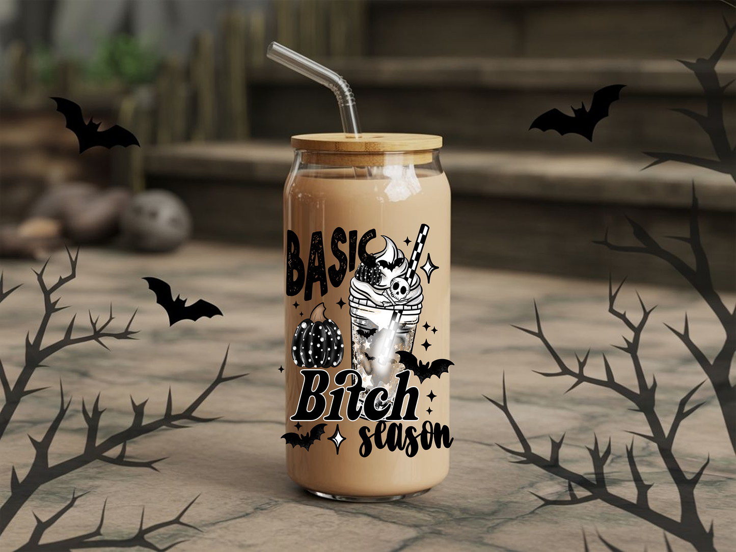 Basic B Season- 16 oz UVDTF Sticker - RTS