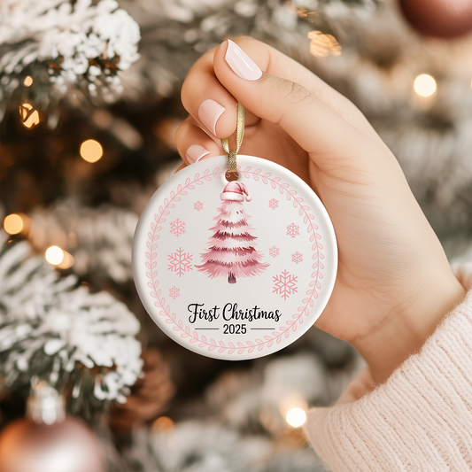 Colorful Coquette Christmas-UV Ornament Sticker-2-5 Business Days