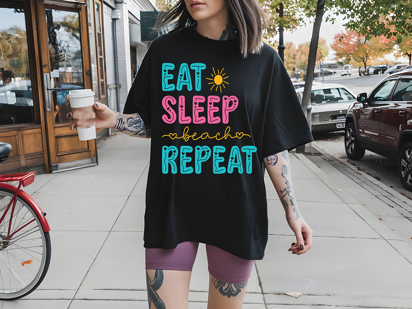 Beach Repeat - DTF TRANSFER - Wholesale