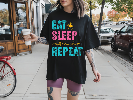 Beach Repeat - DTF TRANSFER - Wholesale