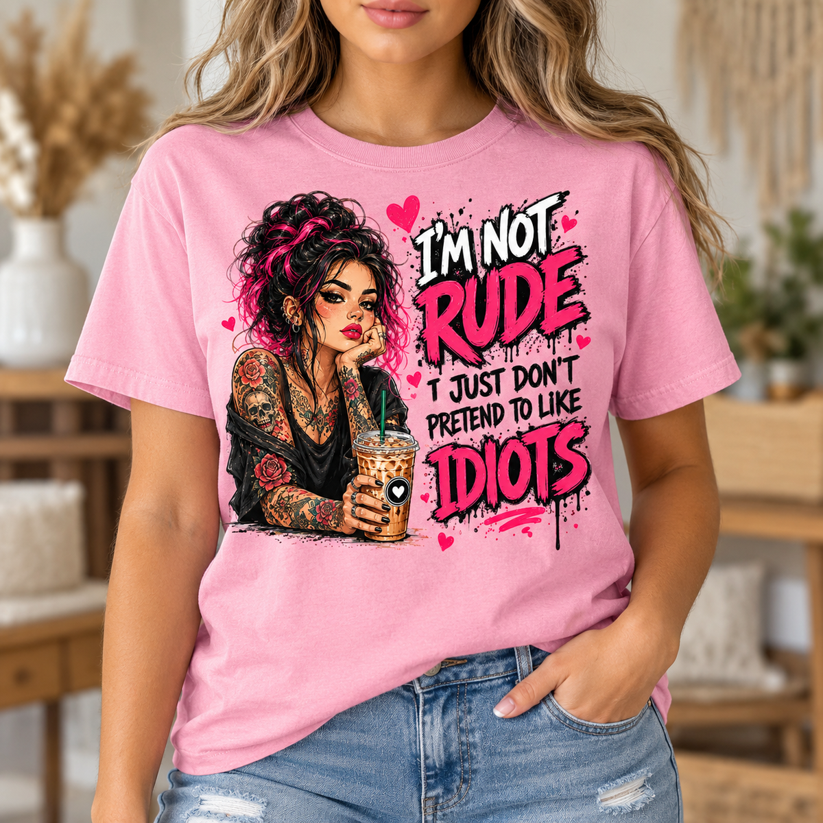 Im not Rude- Full Color DTF TRANSFER