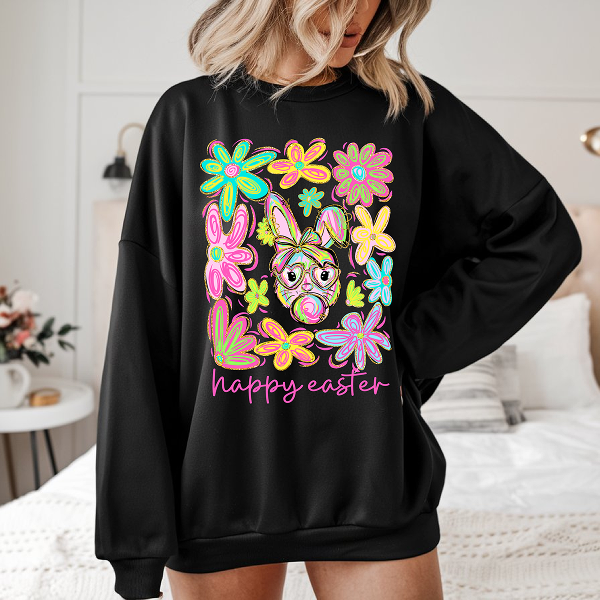 Boho Happy Easter - DTF TRANSFER