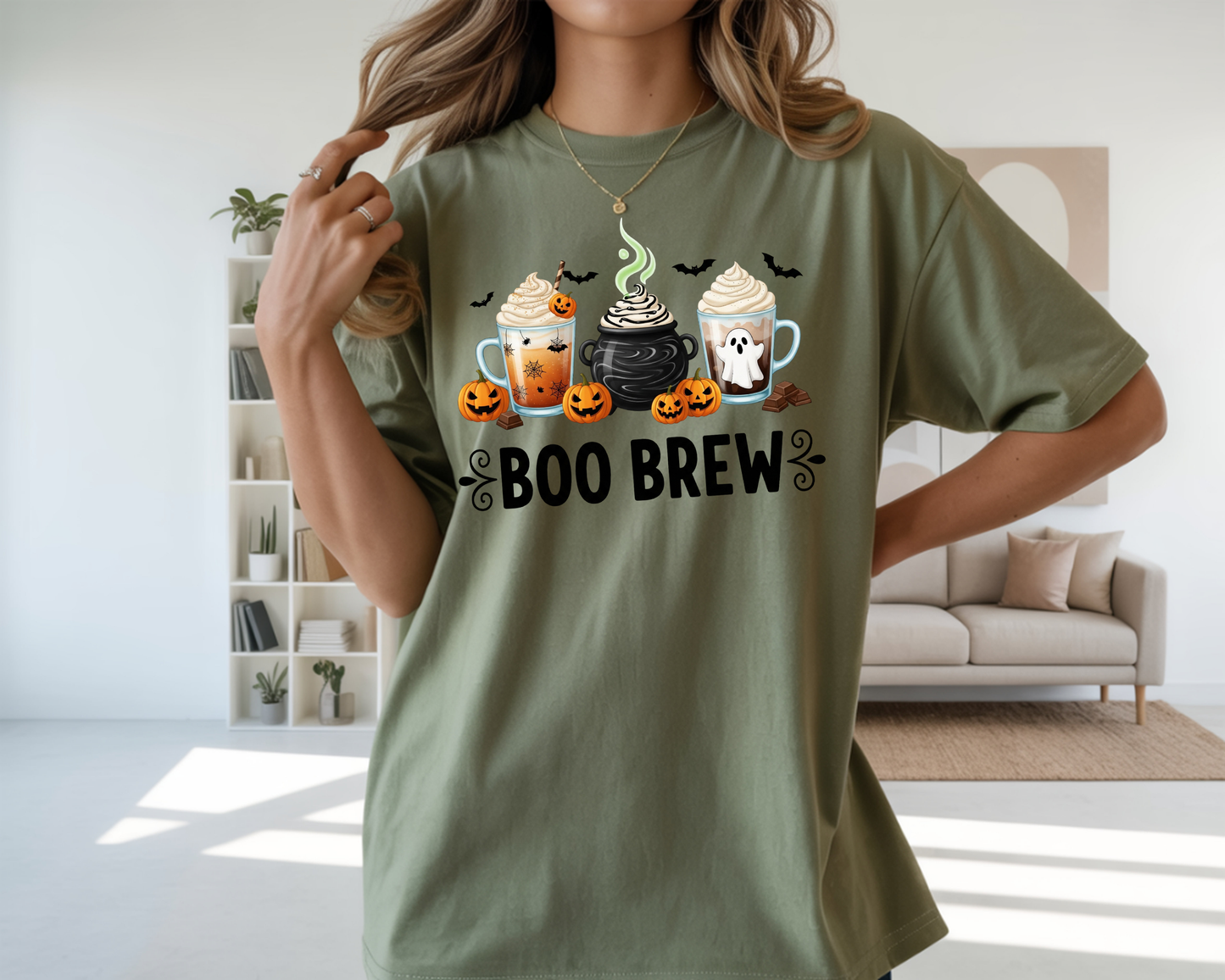Boo Brew - Full Color DTF TRANSFER - WHOLESALE