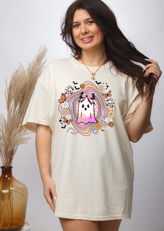 Boo Retro-Full Color- DTF Transfer-2-5 Business Days