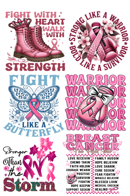 breast cancer2-Pre Made Gang Sheet 24X36