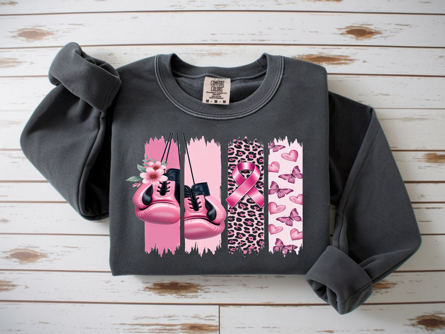 Breast Cancer Brushstroke-Full Color -DTF TRANSFER- WHOLESALE