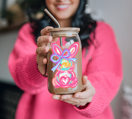 Brushstroke Bunny - UV Sticker