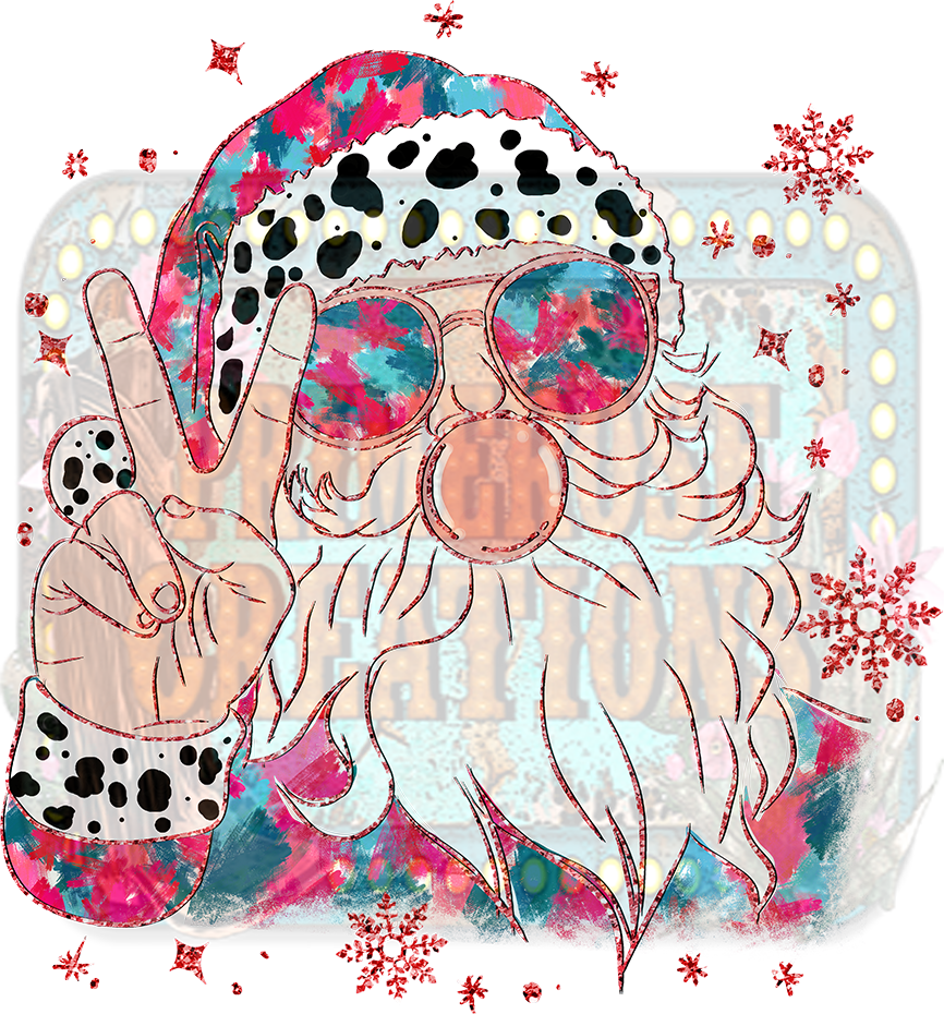 Brushstroke Santa