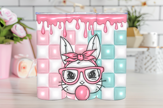 Bubblegum Bunny - 20oz TUMBLER WRAP