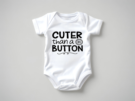 Button-Baby- Single Color- DTF TRANSFER