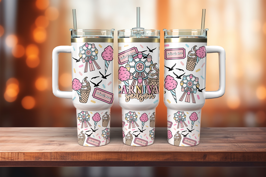 Carnival Season - 40oz Tumbler Wrap - Preorder