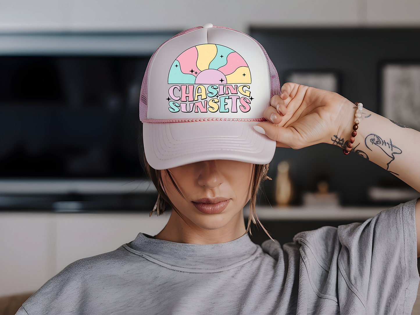 Chasing Sunsets - Hat - DTF TRANSFER