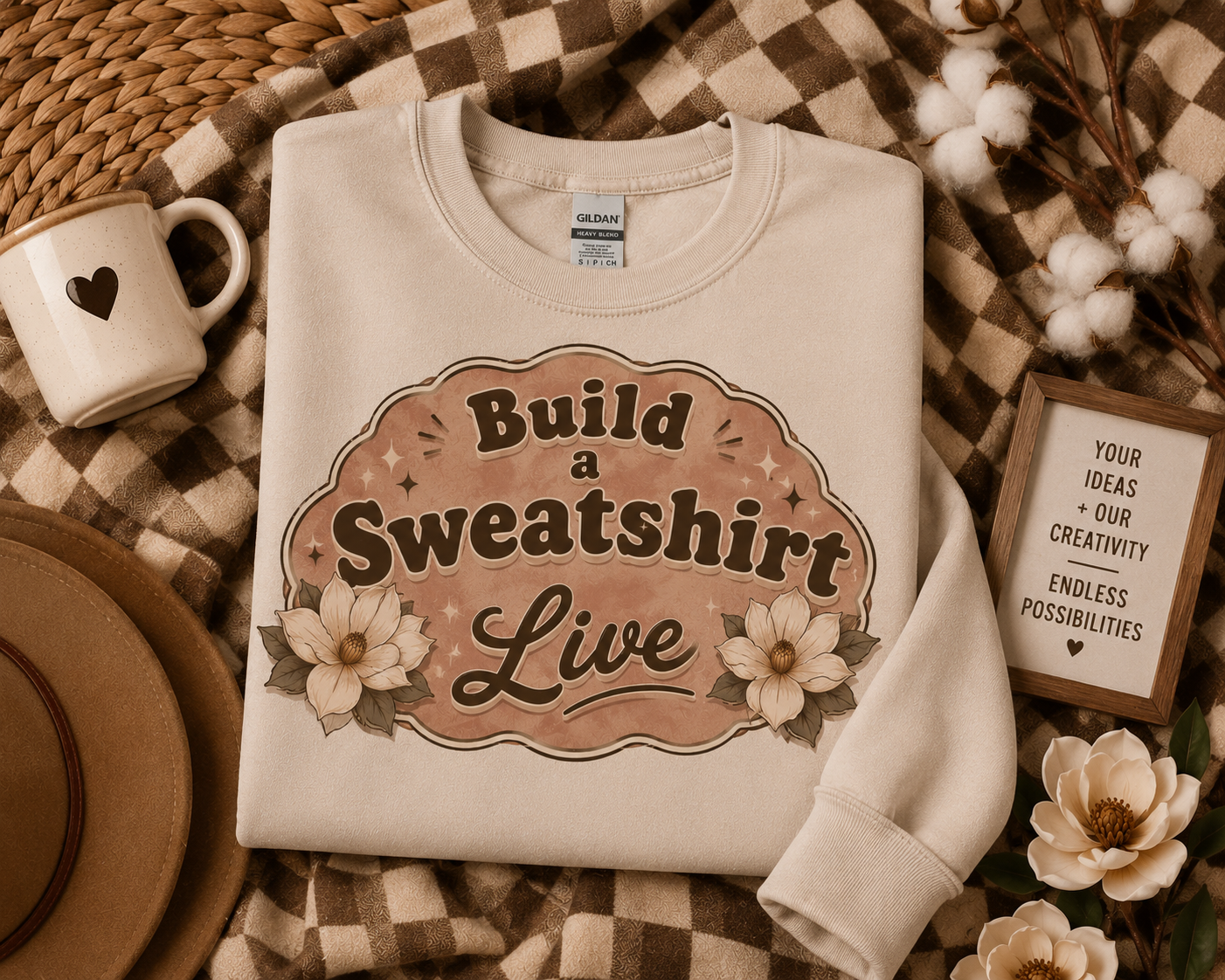 Build A Sweatshirt - Made on Live