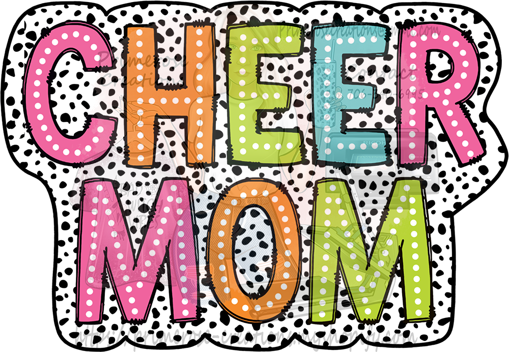 Cheer Mom Dalmation