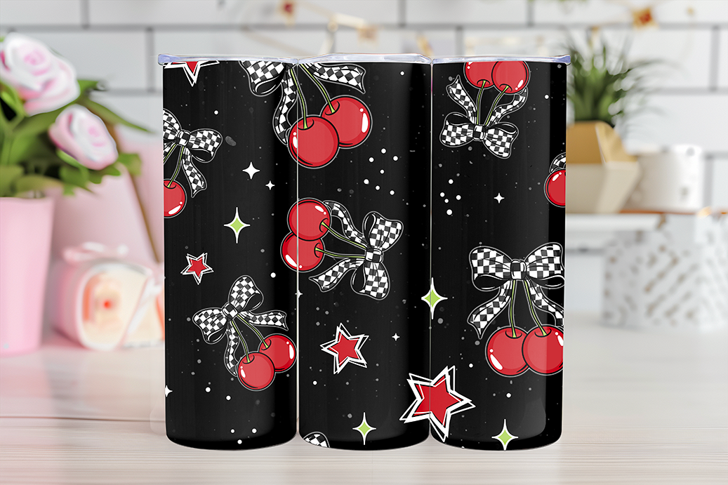 Cherry Checkered- 20oz Sublimation