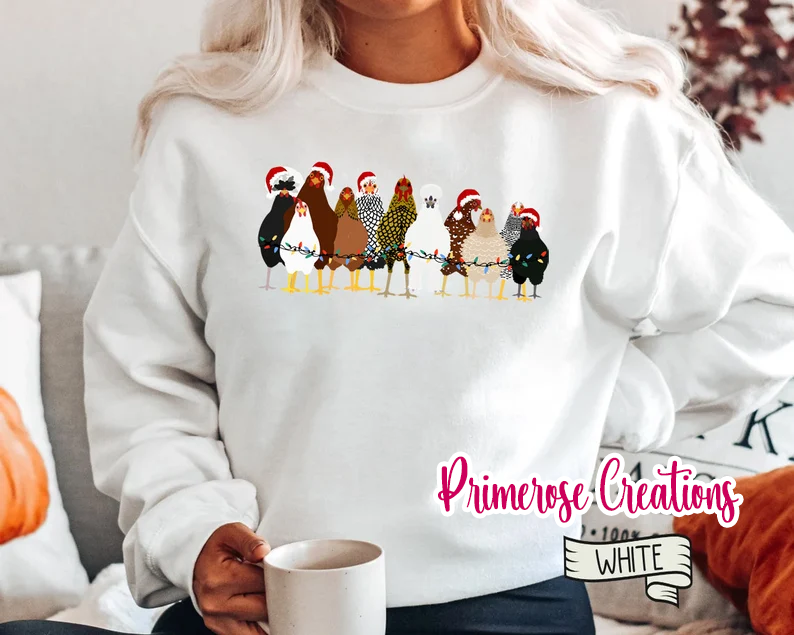 Christmas Chickens DTF