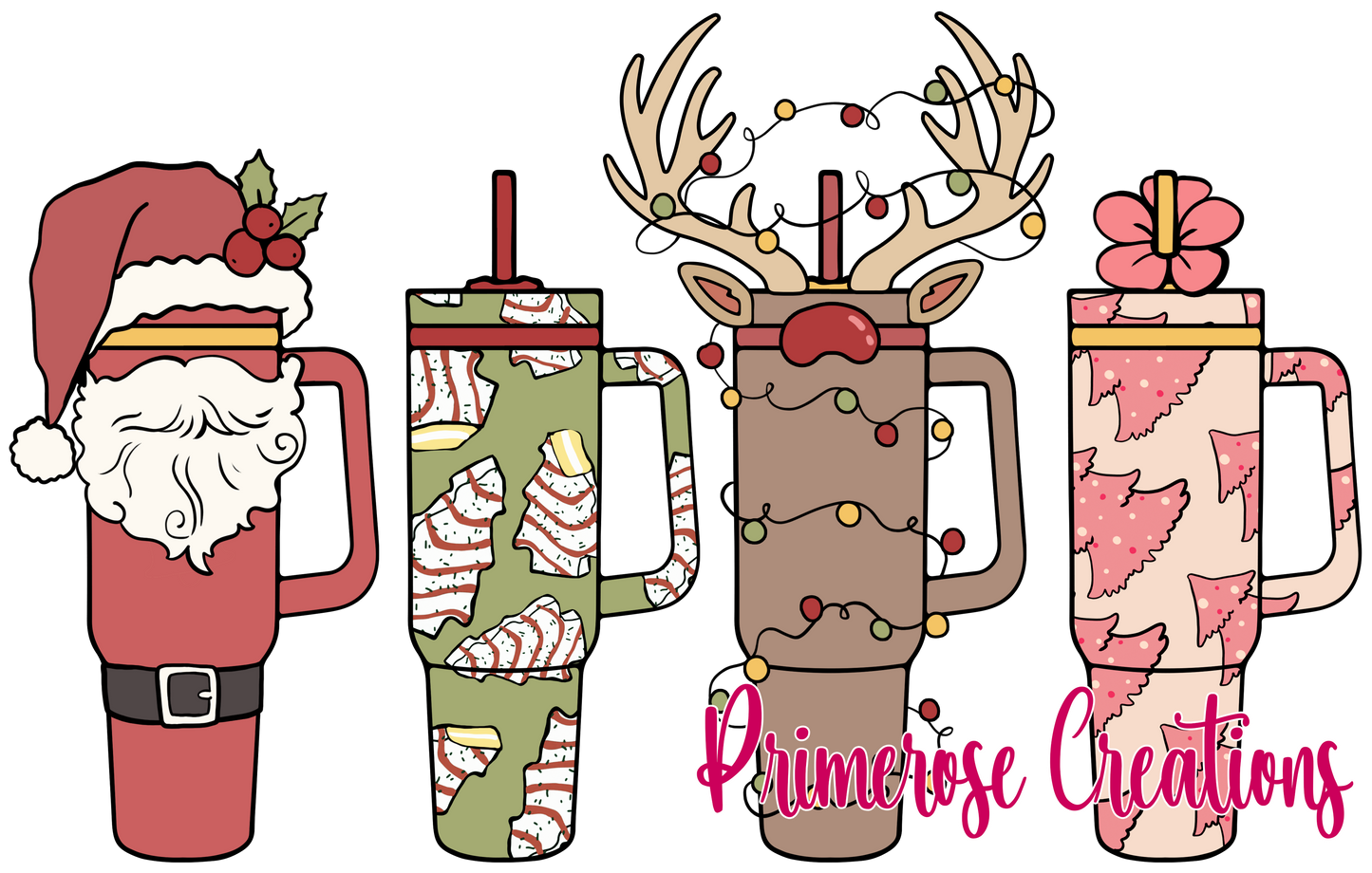 Christmas Cups DTF