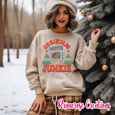 Christmas Movie Junkie Sweatshirt
