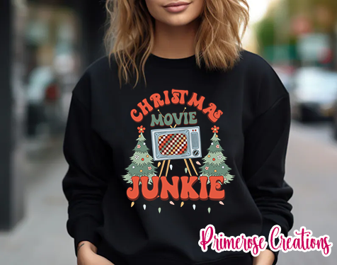 Christmas Movie Junkie Sweatshirt