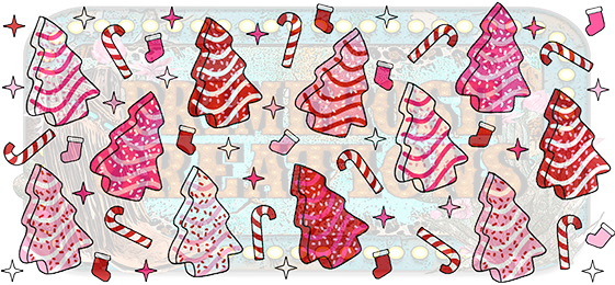 Christmas Tree Cakes Pink (DTC)
