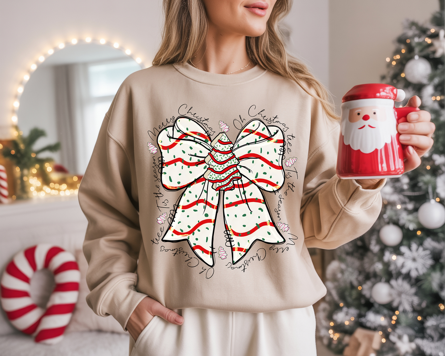 Christmas tree cakes-Full Color-DTF TRANSFER- 2-5 Business Days