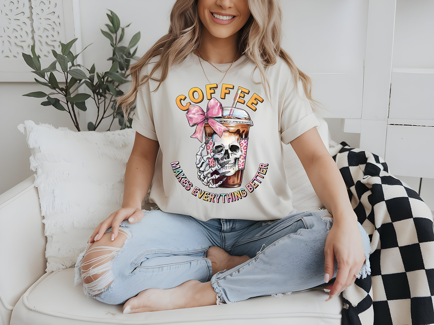 Coffee Makes Everything Better - DTF TRANSFER