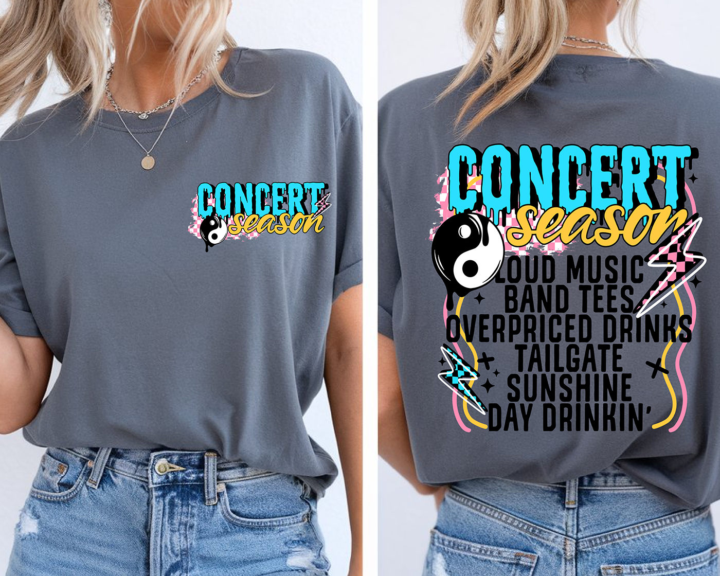 Concert Season - w/Pocket - Full Color DTF Transfer - RTS#65