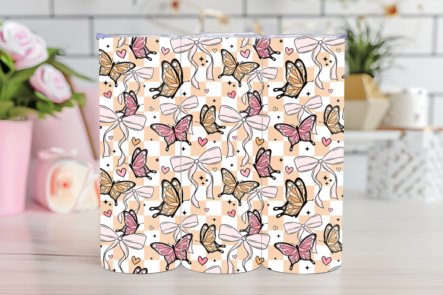 Coquette Butterflies - 20oz Sublimation