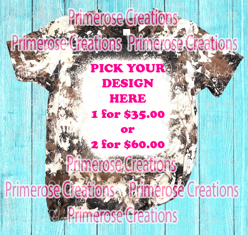 Pick Your Print Cowhide Tee's